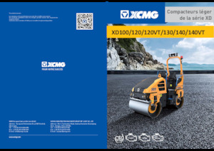 Compattatori stradali vibranti tandem XCMG XD120