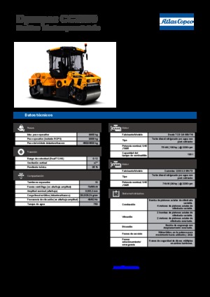 Compattatori stradali vibranti tandem Dynapac CC 3300