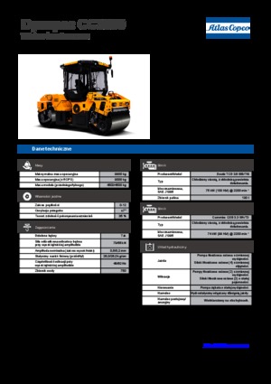 Compattatori stradali vibranti tandem Dynapac CC 3300