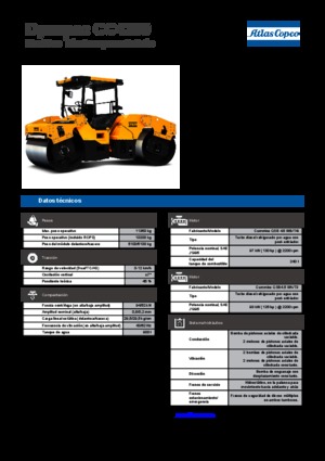 Compattatori stradali vibranti tandem Dynapac CC 4200