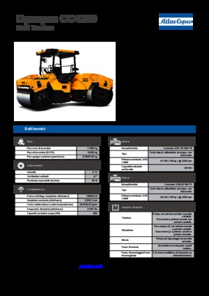 Compattatori stradali vibranti tandem Dynapac CC 4200