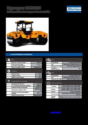 Compattatori stradali vibranti tandem Dynapac CC 5200