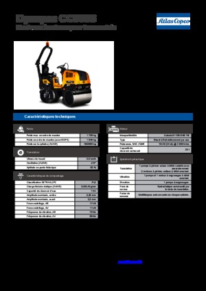 Compattatori stradali vibranti tandem Dynapac CC 900 S