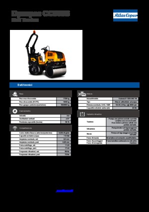 Compattatori stradali vibranti tandem Dynapac CC 900 S