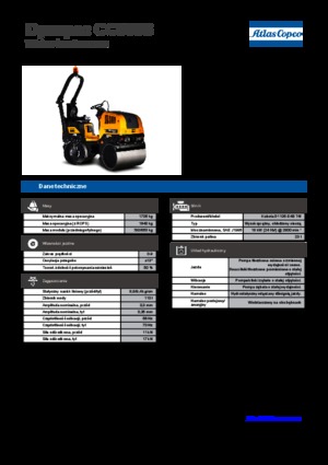 Compattatori stradali vibranti tandem Dynapac CC 900 S