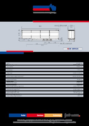 Semirimorchio piattaforma telone Schmitz Cargobull S.CS MEGA VARIOS