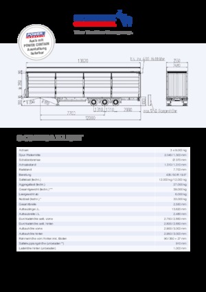 Semirimorchio piattaforma telone Schmitz Cargobull S.CS MEGA X-LIGHT