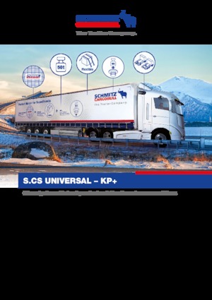 Semirimorchio piattaforma telone Schmitz Cargobull S.CS UNIVERSAL-KP+