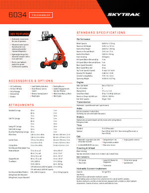 Sollevatori Telescopici Fissi JLG 6034