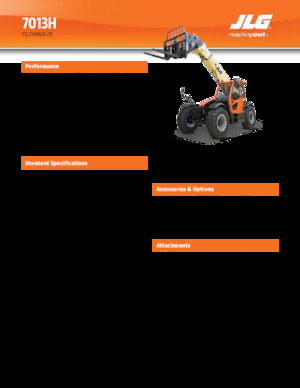 Sollevatori Telescopici Fissi JLG 7013H