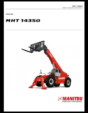 Sollevatori Telescopici Fissi Manitou MHT 14350