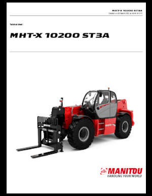 Sollevatori Telescopici Fissi Manitou MHT-X 10200 ST3A
