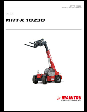 Sollevatori Telescopici Fissi Manitou MHT-X 10230