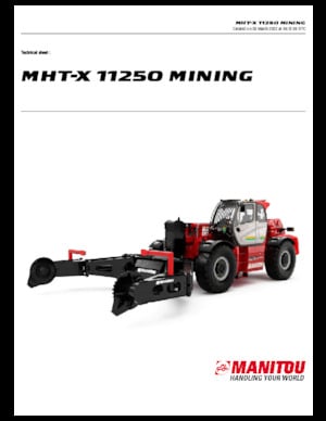 Sollevatori Telescopici Fissi Manitou MHT-X 11250 Mining