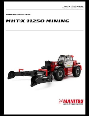 Sollevatori Telescopici Fissi Manitou MHT-X 11250 Mining