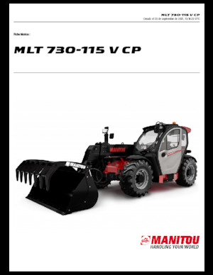 Sollevatori Telescopici Fissi Manitou MLT 730-115 V CP
