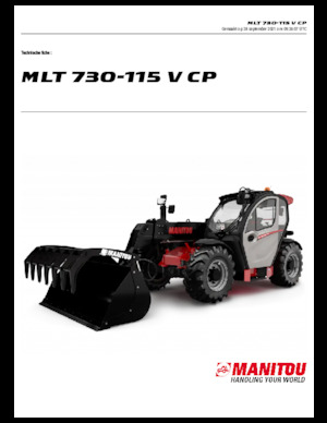 Sollevatori Telescopici Fissi Manitou MLT 730-115 V CP