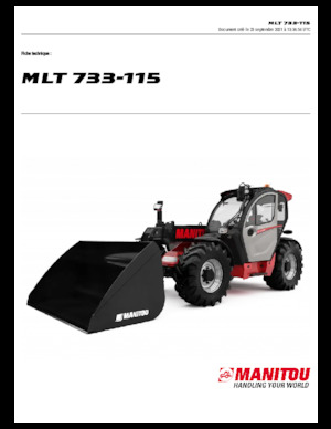 Sollevatori Telescopici Fissi Manitou MLT 733-115