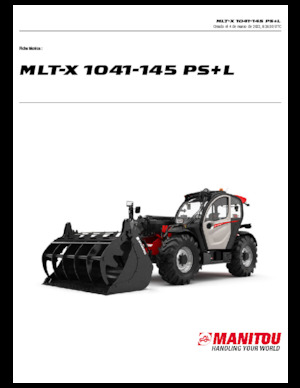 Sollevatori Telescopici Fissi Manitou MLT-X 1041-145 PS+L