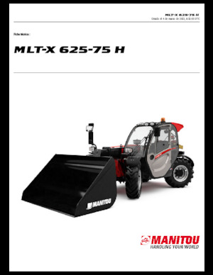 Sollevatori Telescopici Fissi Manitou MLT-X 625-75 H