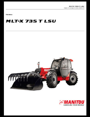 Sollevatori Telescopici Fissi Manitou MLT-X 735 T LSU