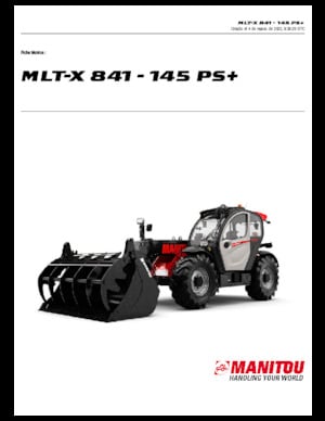 Sollevatori Telescopici Fissi Manitou MLT-X 841 - 145 PS+