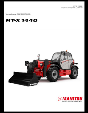 Sollevatori Telescopici Fissi Manitou MT-X 1440