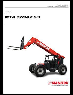 Sollevatori Telescopici Fissi Manitou MTA 12042 S3