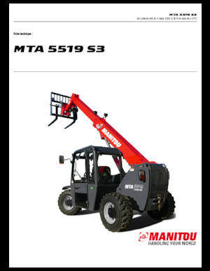 Sollevatori Telescopici Fissi Manitou MTA 5519 S3