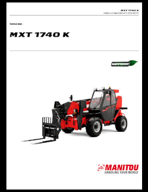 Sollevatori Telescopici Fissi Manitou MXT 1740 K