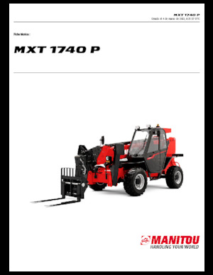 Sollevatori Telescopici Fissi Manitou MXT 1740 P