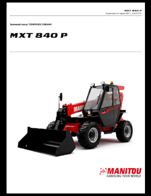 Sollevatori Telescopici Fissi Manitou MXT 840 P