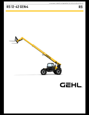 Sollevatori Telescopici Fissi Gehl RS12-42