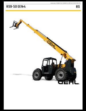 Sollevatori Telescopici Fissi Gehl RS9-50