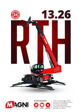 Sollevatori telescopici con torretta girevole MAGNI RTH 13.26 SH