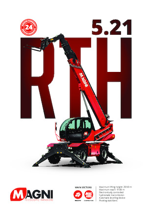 Sollevatori telescopici con torretta girevole MAGNI RTH 5.21 SH
