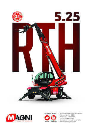 Sollevatori telescopici con torretta girevole MAGNI RTH 5.25 SH