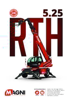 Sollevatori telescopici con torretta girevole MAGNI RTH 5.25 SH