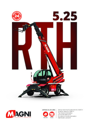 Sollevatori telescopici con torretta girevole MAGNI RTH 5.25 SH