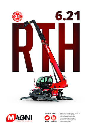 Sollevatori telescopici con torretta girevole MAGNI RTH 6.21 SH