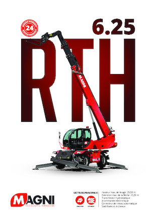 Sollevatori telescopici con torretta girevole MAGNI RTH 6.25 SH