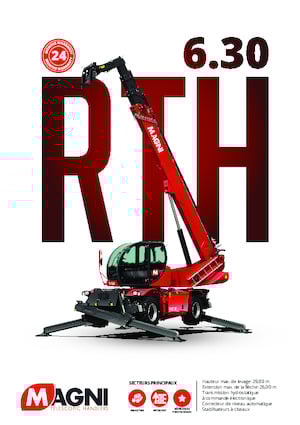 Sollevatori telescopici con torretta girevole MAGNI RTH 6.30 SH