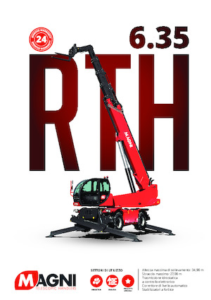 Sollevatori telescopici con torretta girevole MAGNI RTH 6.35 SH