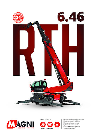 Sollevatori telescopici con torretta girevole MAGNI RTH 6.46 SH