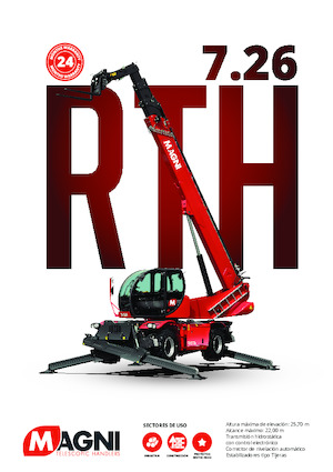 Sollevatori telescopici con torretta girevole MAGNI RTH 7.26 SH