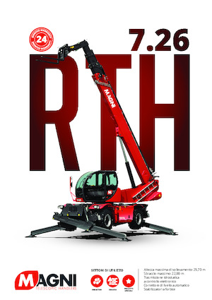 Sollevatori telescopici con torretta girevole MAGNI RTH 7.26 SH