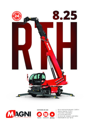 Sollevatori telescopici con torretta girevole MAGNI RTH 8.25 SH
