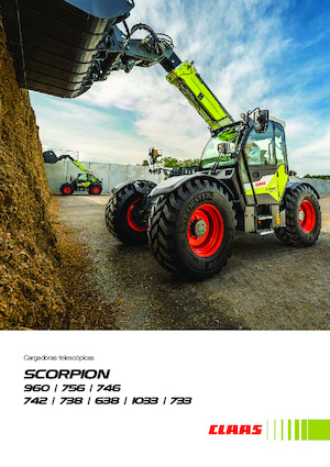 Sollevatori Telescopici Fissi Claas Scorpion 738