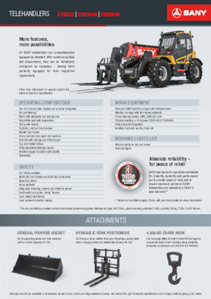 Sollevatori Telescopici Fissi Sany STH1840