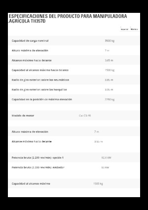 Sollevatori Telescopici Fissi Caterpillar TH357D